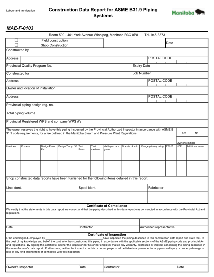 113016764-mae-f-0103-construction-data-report-for-asme-b319-piping