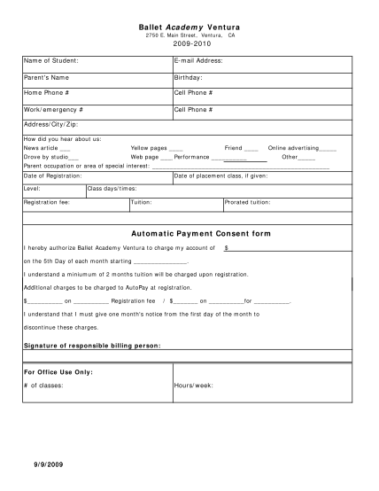 1131071-bavregistration-form09-10-ballet-academy-ventura-automatic-payment-consent-form-various-fillable-forms