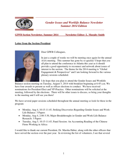 113588751-gender-issues-and-worklife-balance-newsletter-summer-2014-edition-giwb-section-newsletter-summer-2014-newsletter-editor-l-www2-aaahq
