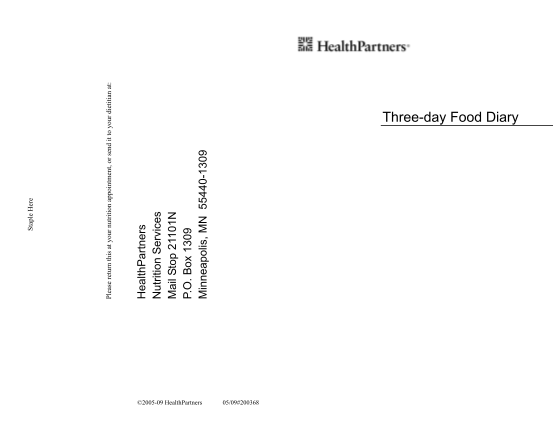 114713760-three-day-food-diary-healthpartners