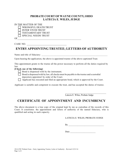 116062817-2804-wc-probate-form-entry-appointing-trustee-letters-of-authority