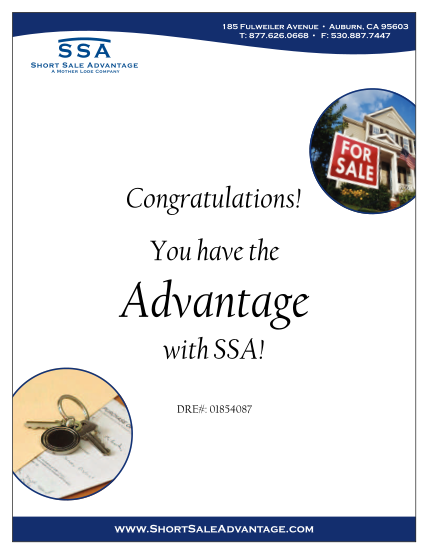 1161099-ssasubmpackage-congratulations-you-have-the-with-ssa--short-sale-advantage-various-fillable-forms