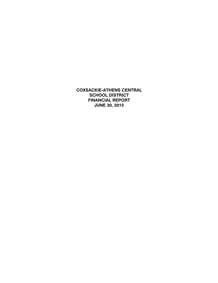 116126402-audit-report-june-30-2015-coxsackie-athens-central-coxsackie-athens