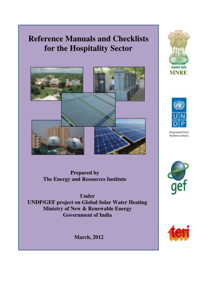 116284547-reference-manuals-and-checklists-for-the-hospitality-sector-mnre-prepared-by-the-energy-and-resources-institute-under-undpgef-project-on-global-solar-water-heating-ministry-of-new-ampamp-teriin