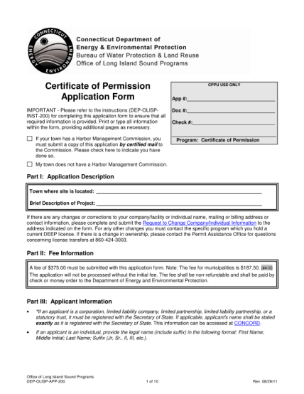 116394-fillable-ct-dep-certificate-of-permission-form-ct