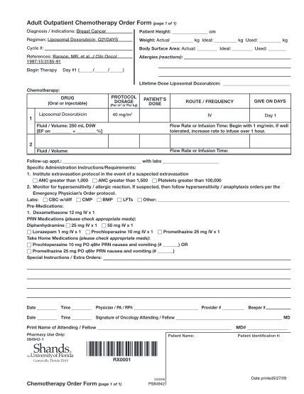 116614872-adult-outpatient-chemotherapy-order-form-page-1-of-1