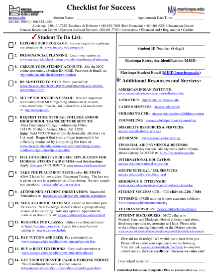 116867216-checklist-for-success-pdf-mesacc
