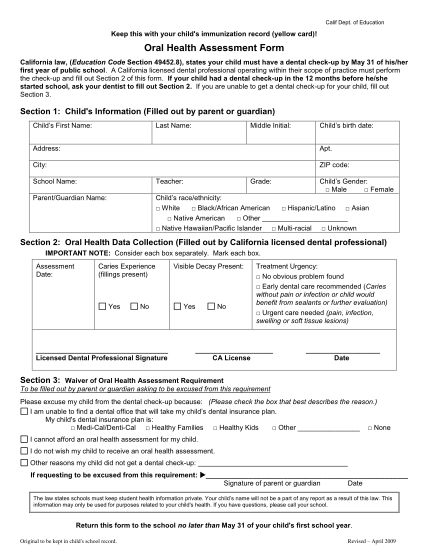 64 california immunization card printable page 2 - Free to Edit ...