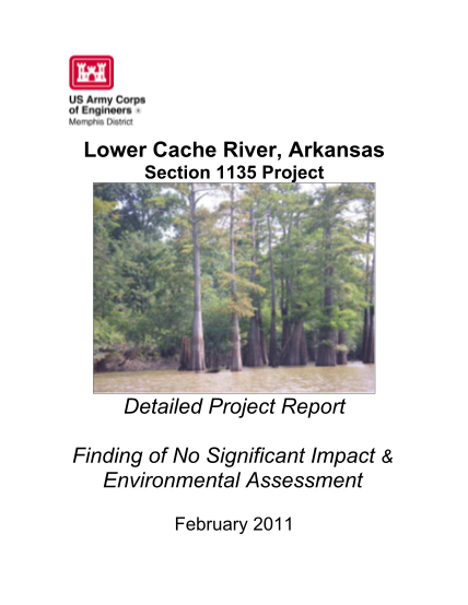 117119911-lower-cache-river-arkansas-section-1135-project-detailed-project-report-finding-of-no-significant-impact-ampamp