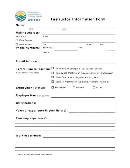 1176569-instructor20-information2-0fill-in20form-instructor-information-form-2011pub-various-fillable-forms-wetrc