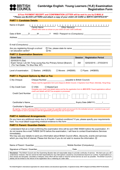 118402317-cambridge-english-young-learners-yle-examination-registration-form-your-payment-receipt-and-confirmation-letter-will-be-sent-to-you-by-email-please-use-block-letters-and-attach-a-copy-of-your-childs-id-card-or-birth-certificate-part