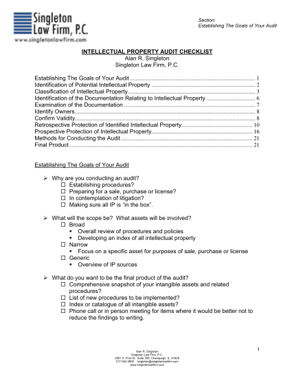 1184431-fillable-intellectual-property-audit-checklist-form