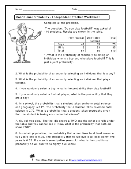 118658200-conditional-probability-independent-practice-worksheet-answers