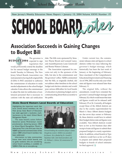118806733-school-board-recognition-month-new-jerseys-weekly-education-news-report-januar-y-15-2004-volume-xxvii-number-19-association-succeeds-in-gaining-changes-to-budget-bill-the-governor-is-expected-to-sign-legislation-that-would-permanently
