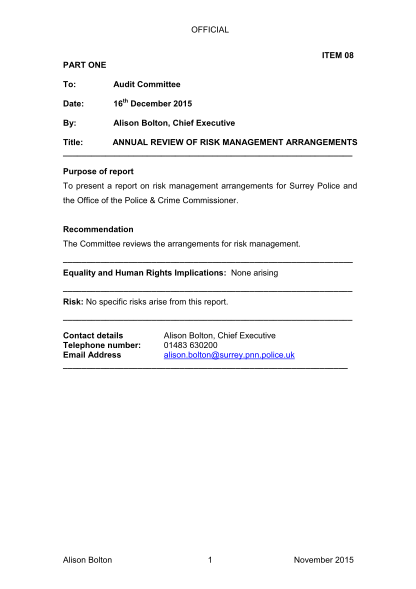 119435106-annual-report-on-risk-management-arrangements-police-and-surrey-pcc-gov