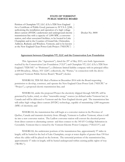119509130-2015-05-29-agreement-between-tdi-ne-and-clf-final-4835-7507-1524-v12docx-clf