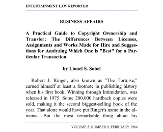 120876442-entertainment-law-reporter-business-affairs-a-practical-guide-to-copyright-ownership-and-transfer-the-differences-between-licenses-assignments-and-works-made-for-hire-and-suggestions-for-analyzing-which-one-is-ampquot