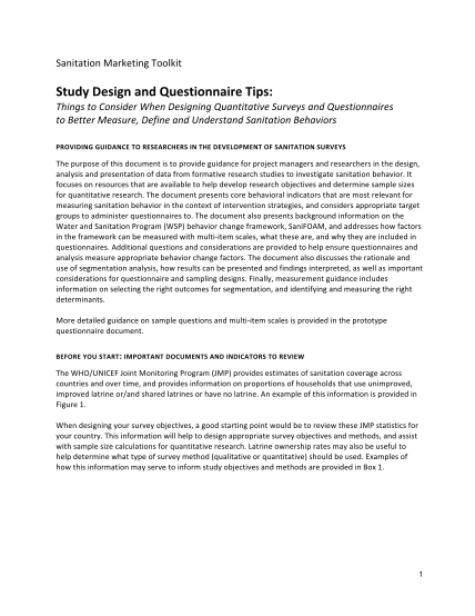 120881709-study-design-and-questionnaire-for-sanitation-and-research-form