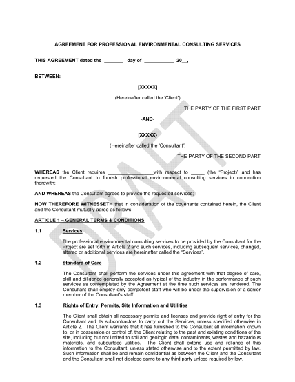 121497381-draft-model-agreement-for-environmental-engineers-and-their-clients