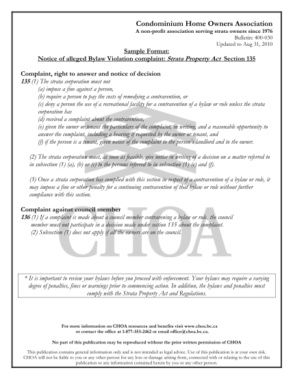 121562013-400-030-bylaw-complaint-sample-formatdoc