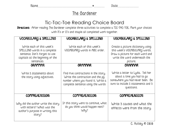 Printable Tic-Tac-Toe Templates  Blank PDF Game Boards – Tim's Printables