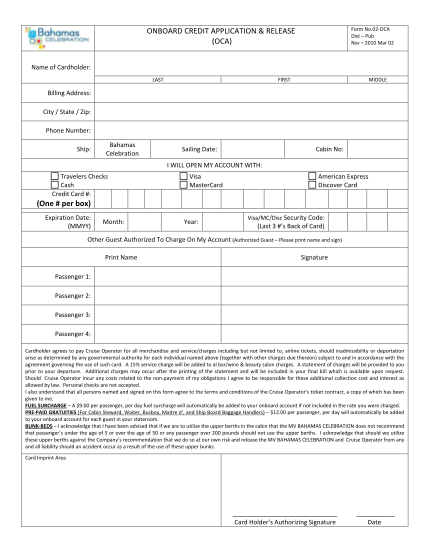 1226073-fillable-bahamas-celebration-onboard-credit-application-form