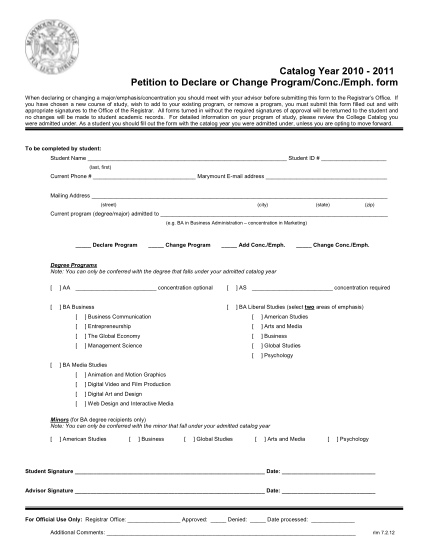123118029-catalog-year-2010-2011-petition-to-declare-or-change-programconc