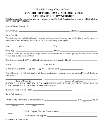 21 affidavit of ownership of business  Free to Edit, Download & Print