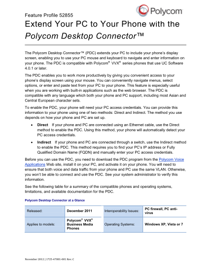 1263970-fillable-download-polycom-desktop-connector-software-form
