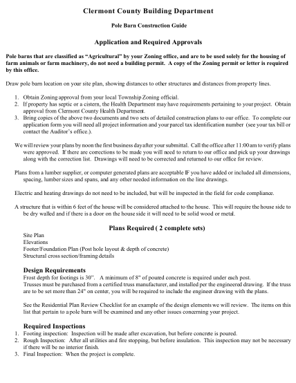 128265-fillable-clermont-county-zoning-pole-barn-agricultural-form-permit-clermontcountyohio