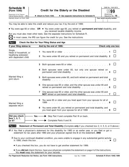 12887310-f1040sr-1999-1999-form-1040-schedule-r---irs-various-fillable-forms-irs