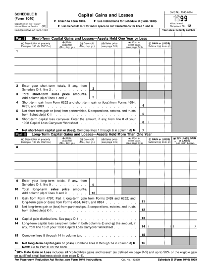 12887728-f1040sd-1999-1999-form-1040-schedule-d-various-fillable-forms-irs