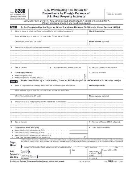 12889489-f8288-2005-form-8288-rev-november-2005----irs-various-fillable-forms-irs