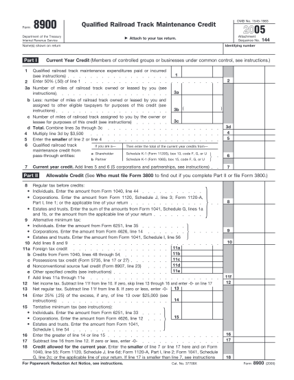 12890187-f8900-2005-2005-form-8900-qualified-railroad-track-maintenance-credit-various-fillable-forms-irs