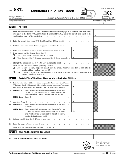 12891105-f8812-2002-2002-form-8812-additional-child-tax-credit-various-fillable-forms-irs
