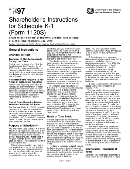 12891371-i1120ssk-1997-1997-instructions-for-1120s-schedule-k-1-instructions-for-schedule-k-1-form-1120s-various-fillable-forms-irs