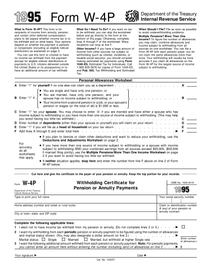 12891773-1995-form-w-4p-withholding-certificate-for-pension-or-annuity-payments-irs