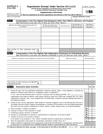 12892021-f990sa-1994-1994-form-990-schedule-a---irs-various-fillable-forms-irs