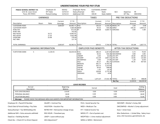 18 Pay Stub Template Page 2 Free To Edit Download Print CocoDoc