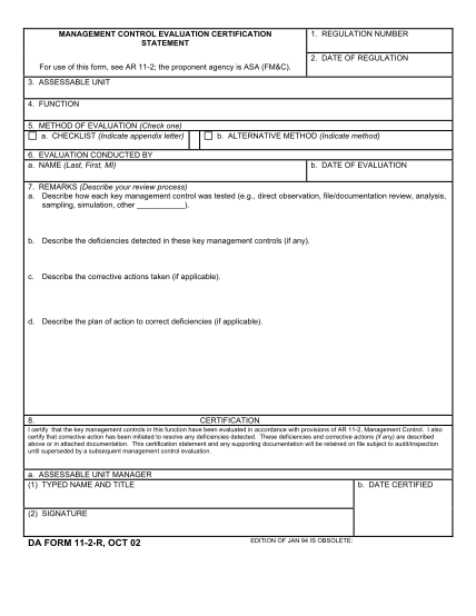 129020806-fillable-management-control-evaluation-certification-statement-form-wiesbaden-army