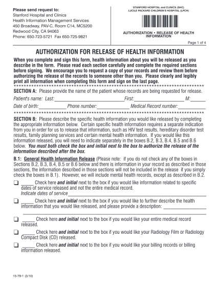 129051014-fillable-stanford-hospital-and-clinics-authorization-for-release-of-health-information-stanfordhospital
