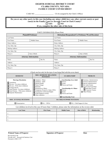 129091005-fillable-divorce-petitioner-verification-clark-county-nevada-sample-form-clarkcountycourts