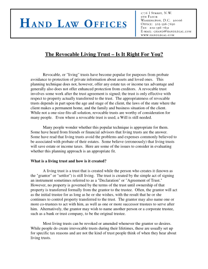 129095713-the-revocable-living-trust-is-it-right-for-you