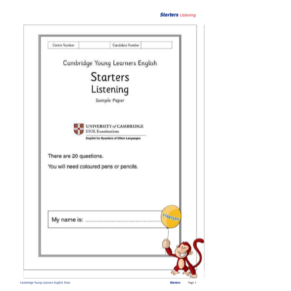 129109914-fillable-listen-and-draw-lines-starters-exam-form-cambridgeesol