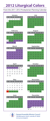 Presbyterian Planning Calendar 2022 25 Planning Calendar - Free To Edit, Download & Print | Cocodoc