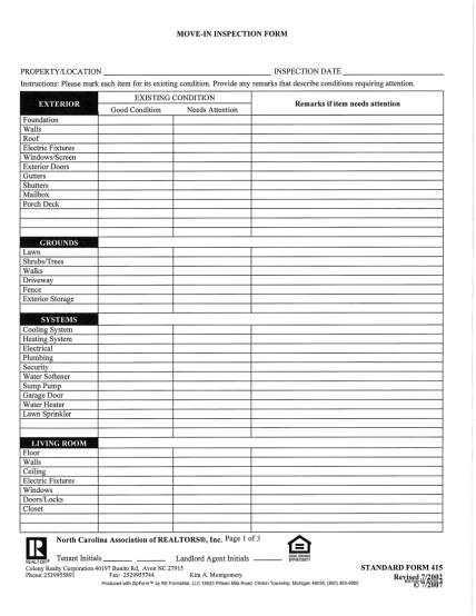 15 apartment move in inspection checklist - Free to Edit, Download ...