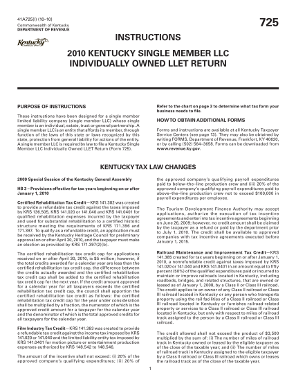 129130867-fillable-kentucky-single-member-llc-individually-owned-llet-return-form-revenue-ky