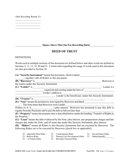 129161479-fillable-maryland-credit-line-deed-of-trust-form-idbcreditu