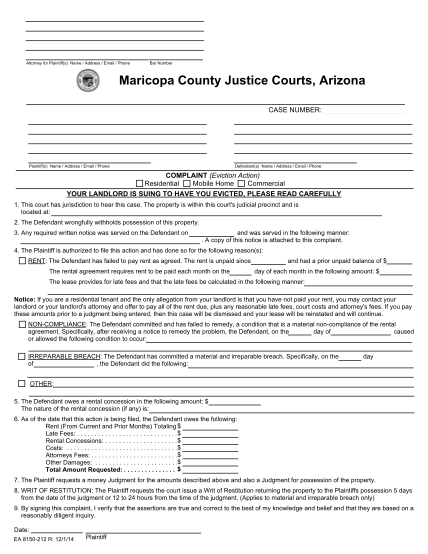 118 Printable Eviction Notice Form page 2 Free to Edit Download