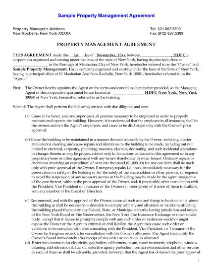 88 property management agreement california page 5 - Free to Edit ...